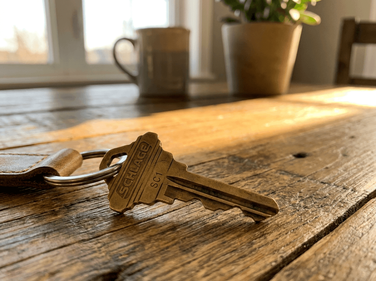 Your new home keys